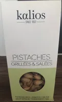 Pistaches grillées et salées