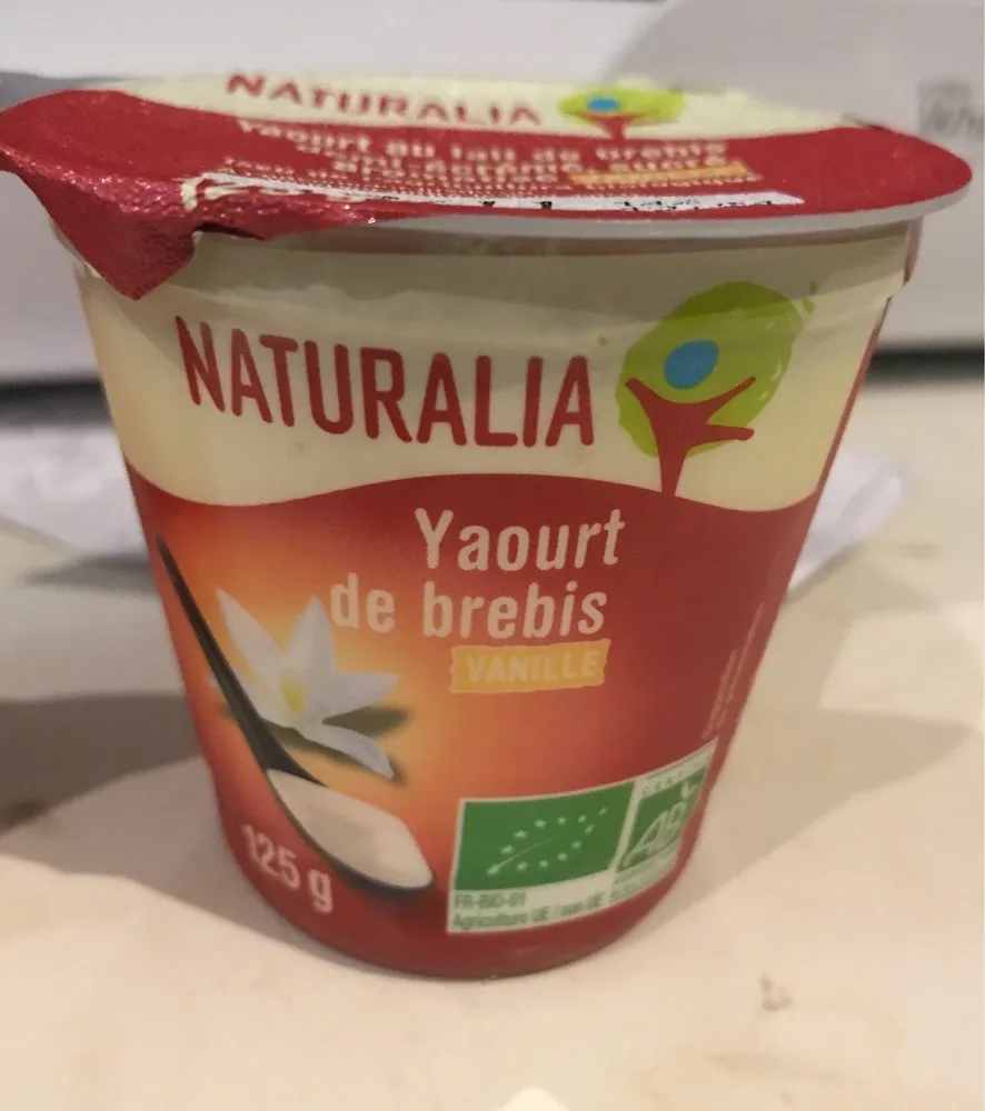Yaourt de brebis vanille