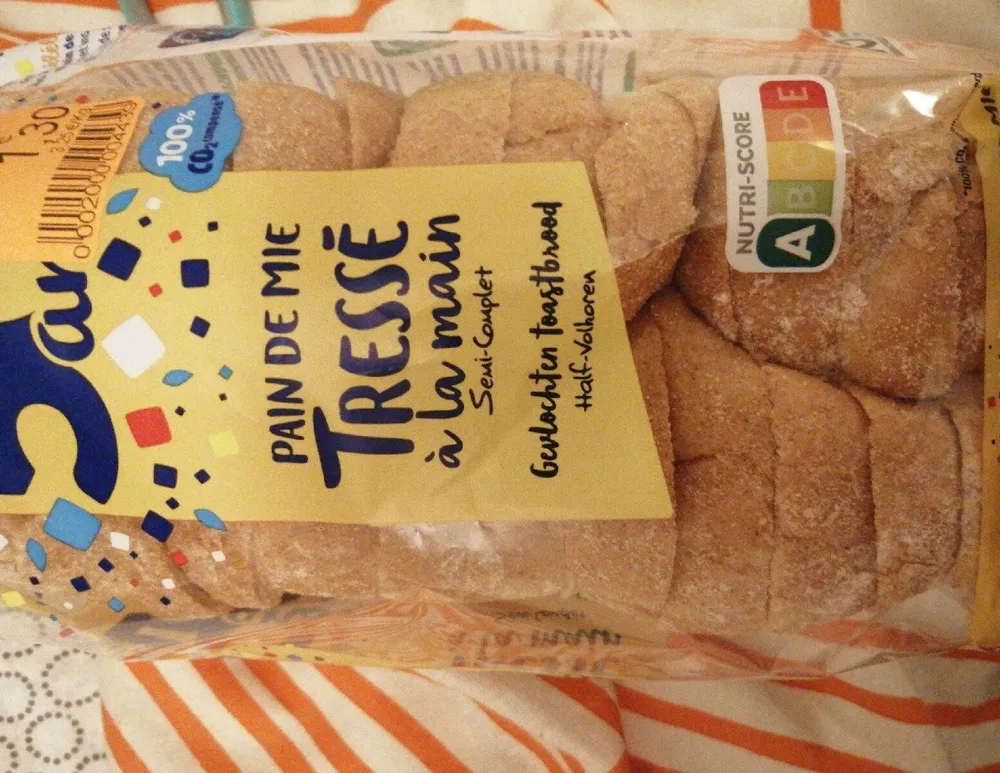 Pain mie tressé
