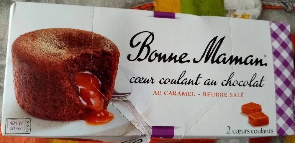 Cœur coulant au chocolat - au caramel-beurre salé