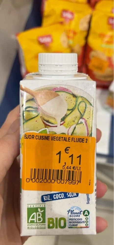 Bjorg de cuisine végétale fluide