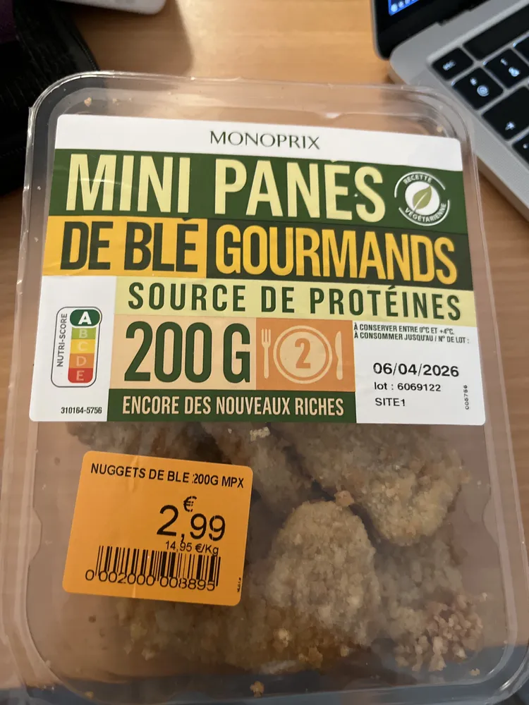 Mini panés de blé gourmands