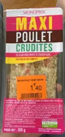 Maxi poulet crudités