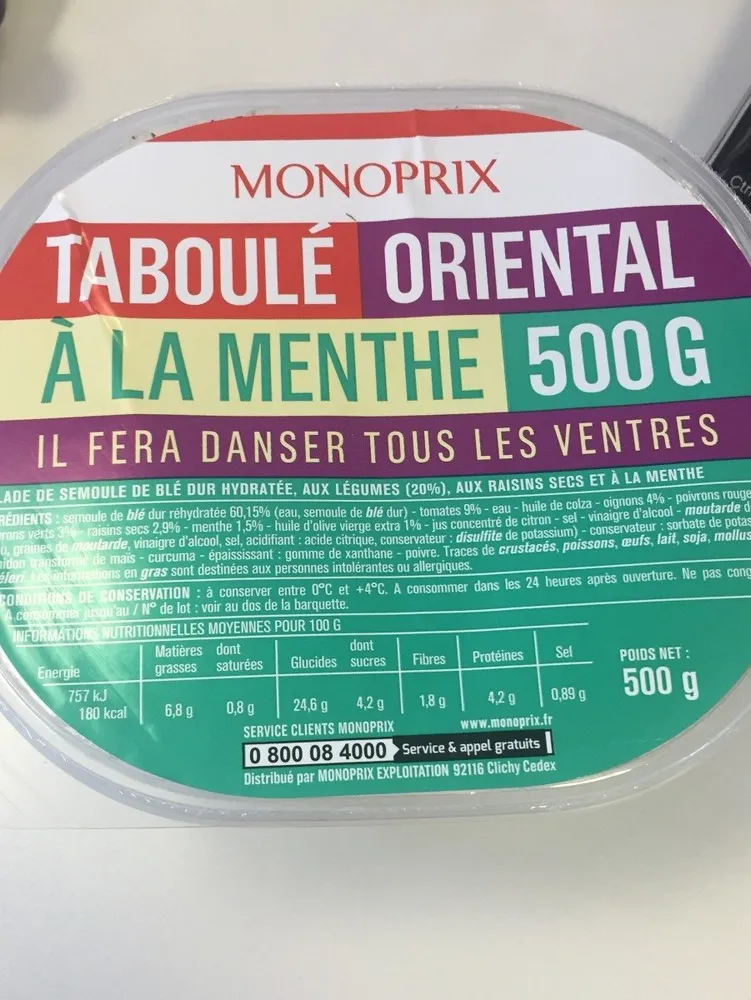 Taboulé oriental à la menthe