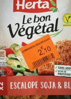 Escalope soja et blé