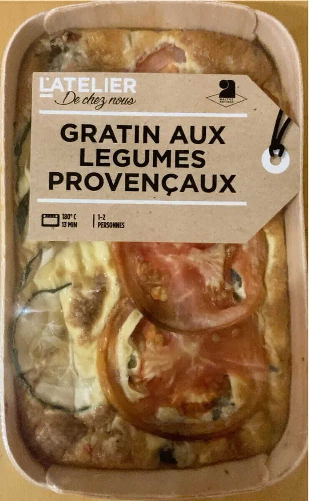 Gratin aux légumes provençaux