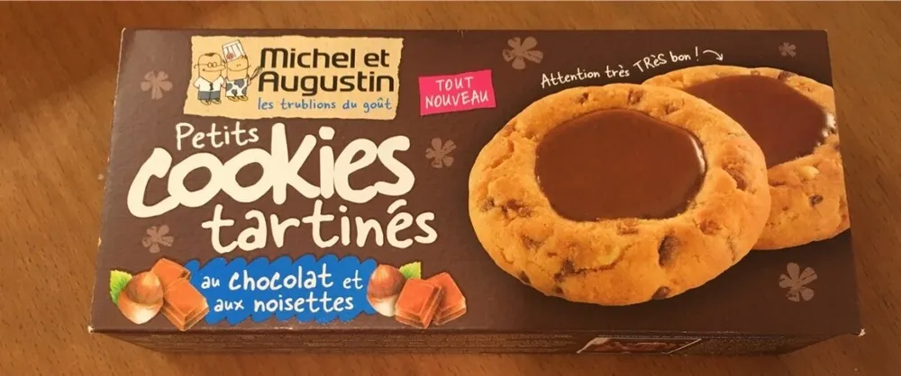 Petits cookies tartinés