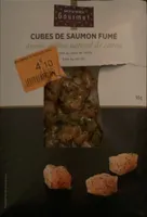 Cubes de saumon fumé