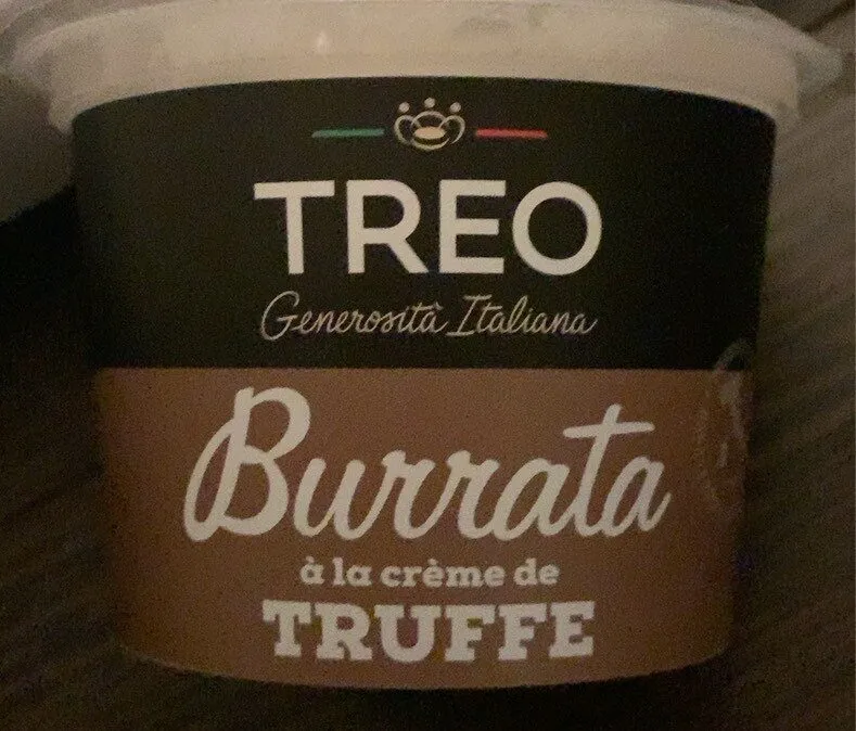 Burrata a la creme de truffe