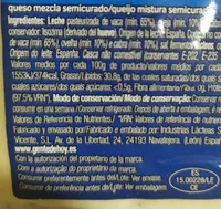 Queso mezcla semicurado / Queijo mistura semicurado