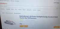 Sainsbury’s Artisan sumptiously Seeded Roll