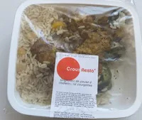 Grignottes de poulet à l’indienne riz courgettes