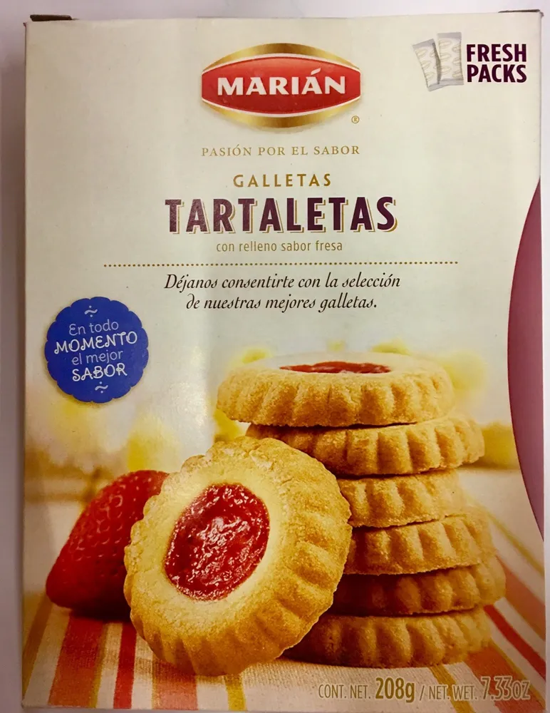 Galletas Tartaletas Fresa