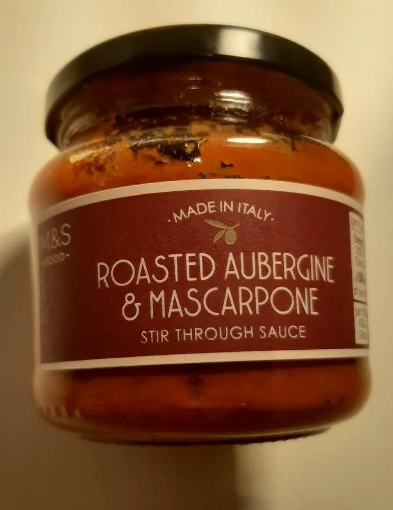 Roasted Aubergine & mascarpone