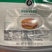 Thin Sliced Roasted Turkey Breast
