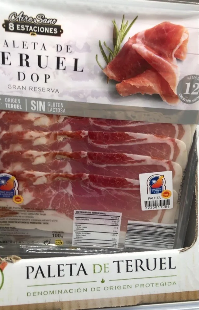 Paleta de teruel dop gran reserva