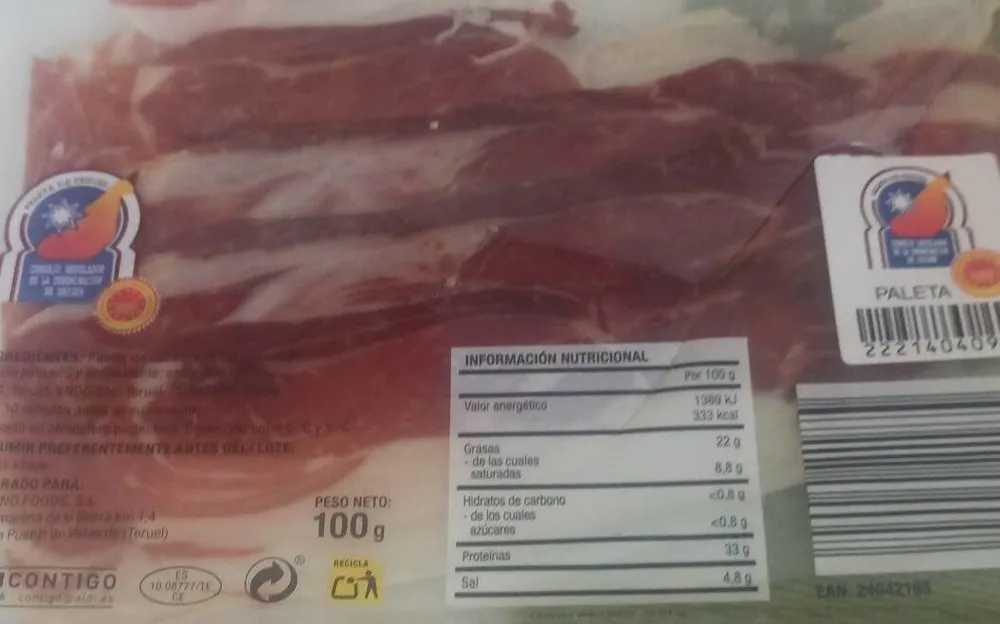 Paleta de Teruel Dop gran reserva