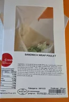Sandwich Wrap Poulet