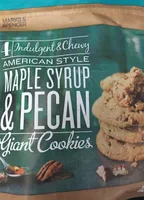 4 Indulgent & Chewy Maple Syrup & Pecan Giant Cookies