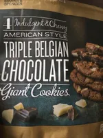 Giant cookies triple belgian chocolate