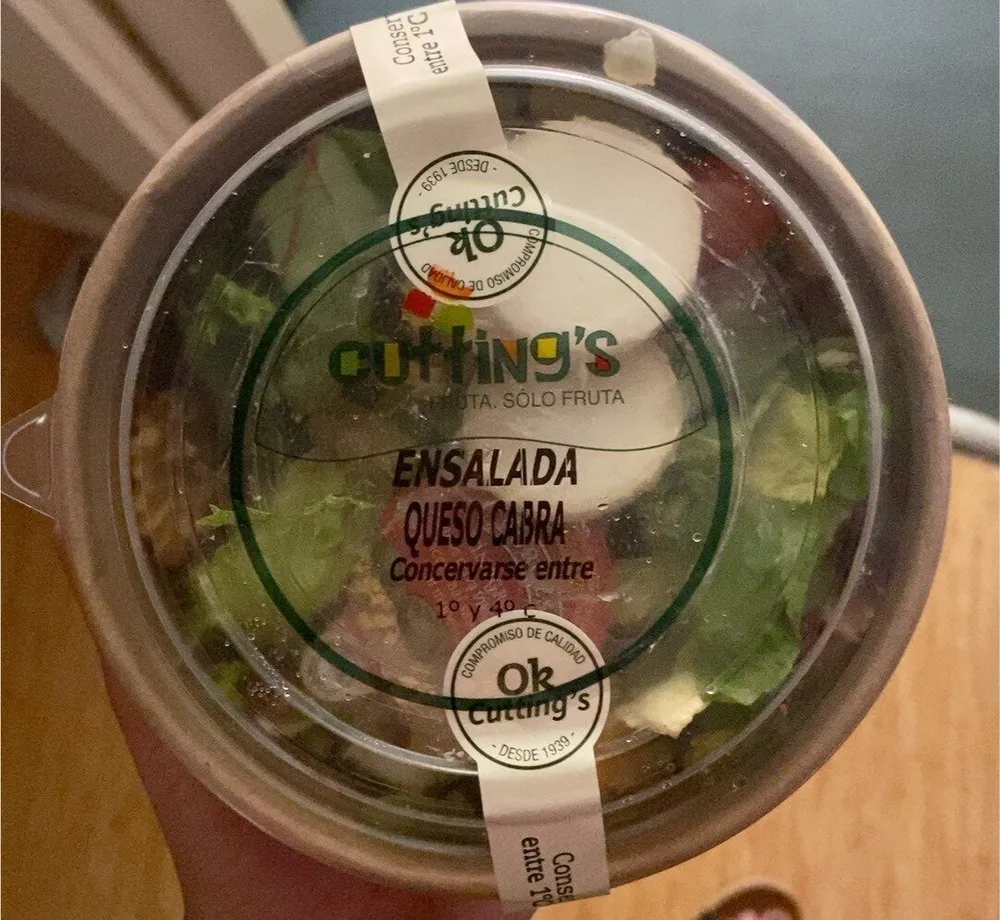 Ensalada queso de cabra
