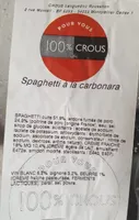 Pâtes à la carbonara