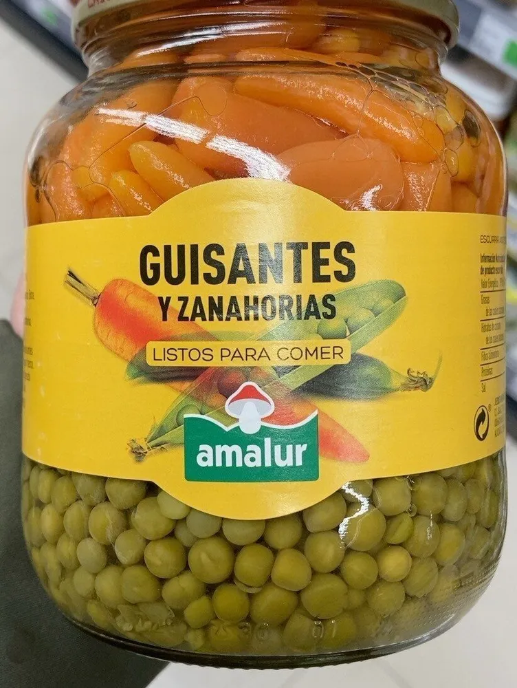 Guisante y zanahoria