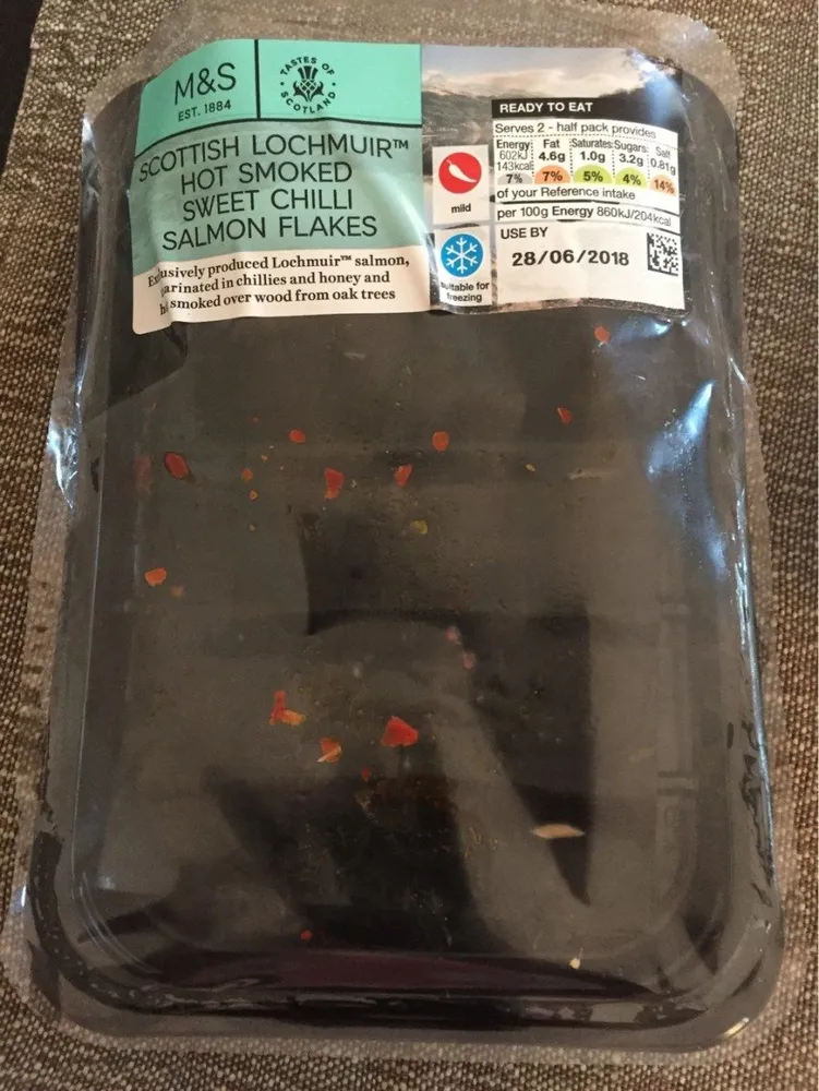 Saumon fumé marinade piment
