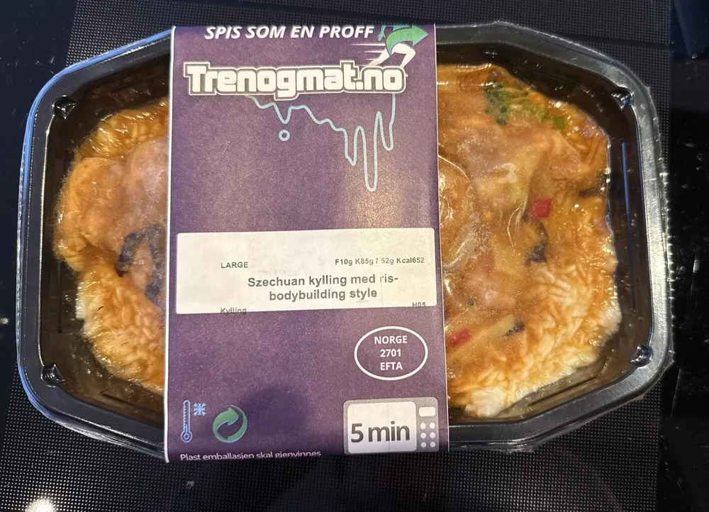 Szechuan Kylling Ned Ris