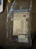 Pork crackling straws