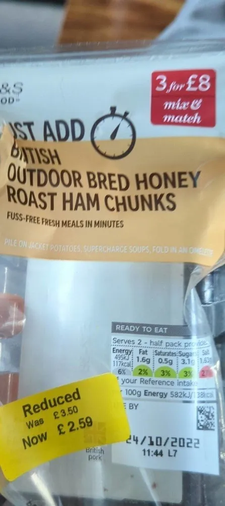 Honey roast ham