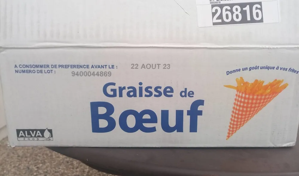 Graisse de bœuf