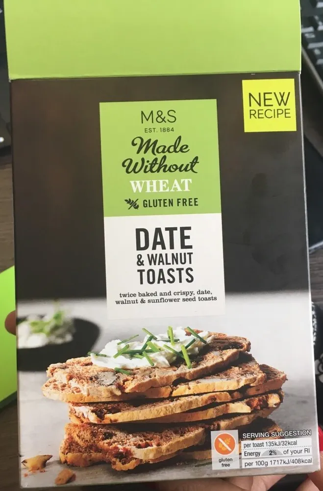 Date & Walnut Toasts