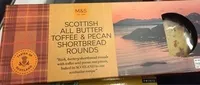 Scottish All Butter Toffee & Pecan Shortbread Rounds