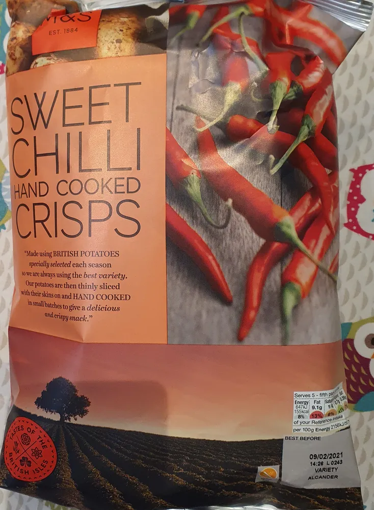 sweet Chilli crisps