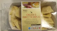 Chicken & pancetta ravioli
