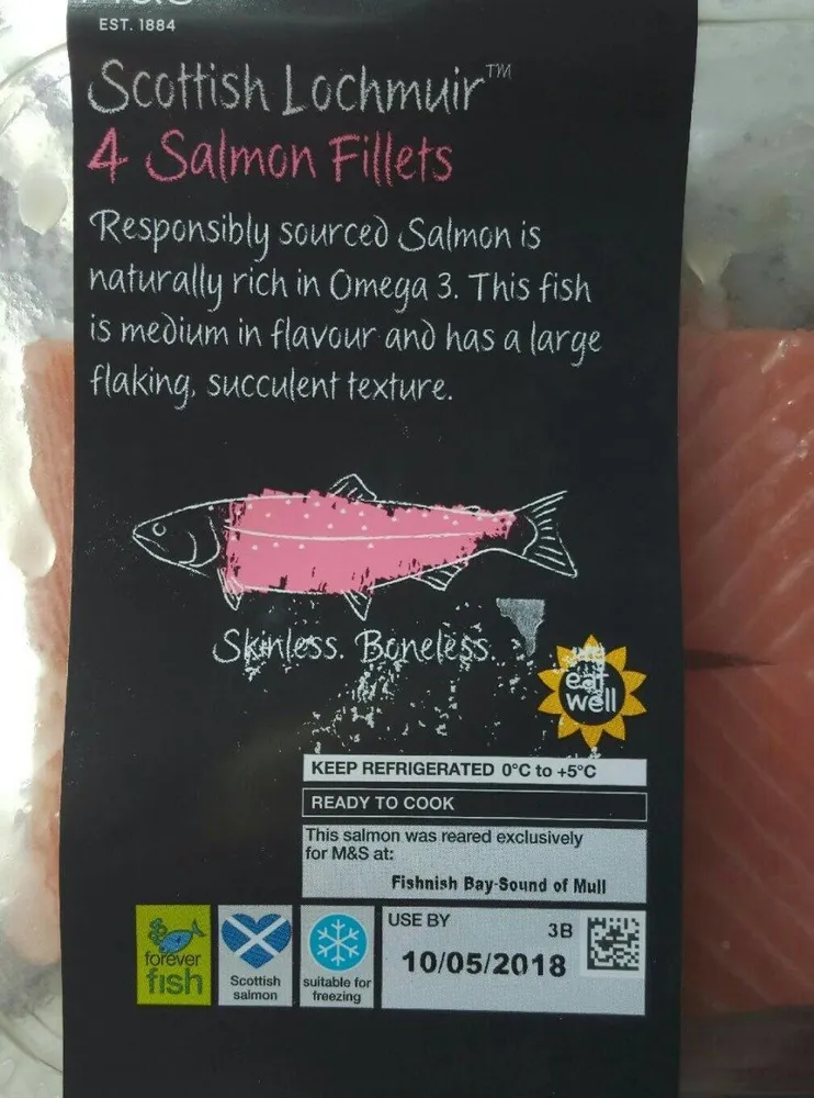 Salmon fillets