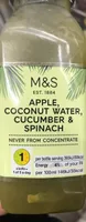 Apple, Coconut Water, Cucumber, Spinach