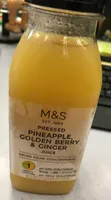 Jus pressé ananas, gingembre, pomme, citron