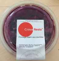 Fromage blanc aux myrtilles