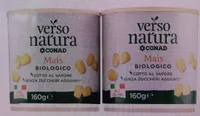 Mais biologico cotto al vapore