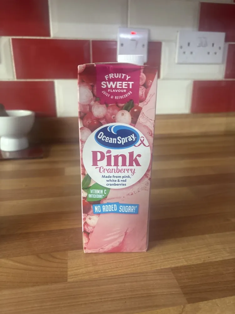 Pink Cranberry Juice