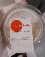 Fromage blanc à la pêche