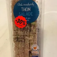 Club sandwich thon salade