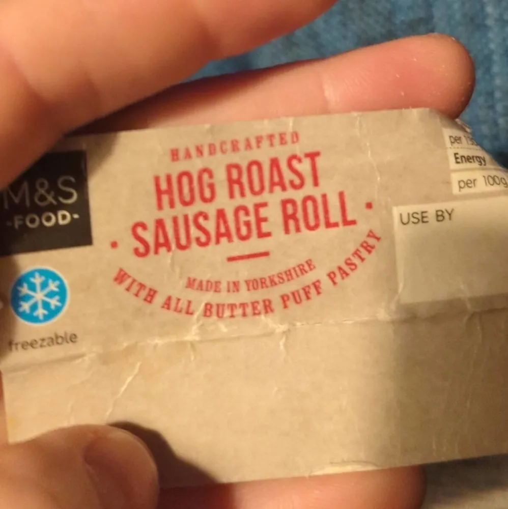 Hog roast sausage roll