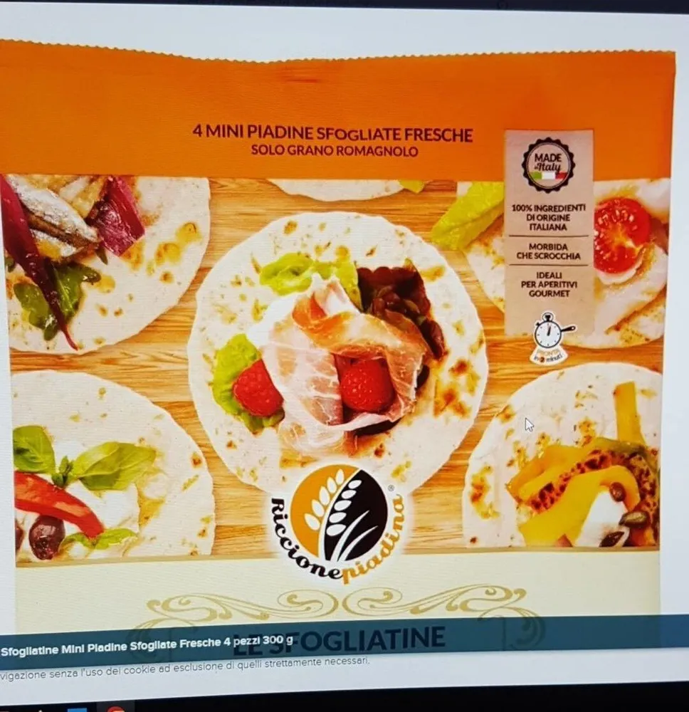 Riccionepiadina sfogliatine mini piadine