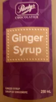 Ginger Syrup
