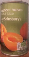 Apricot halves in fruit juice