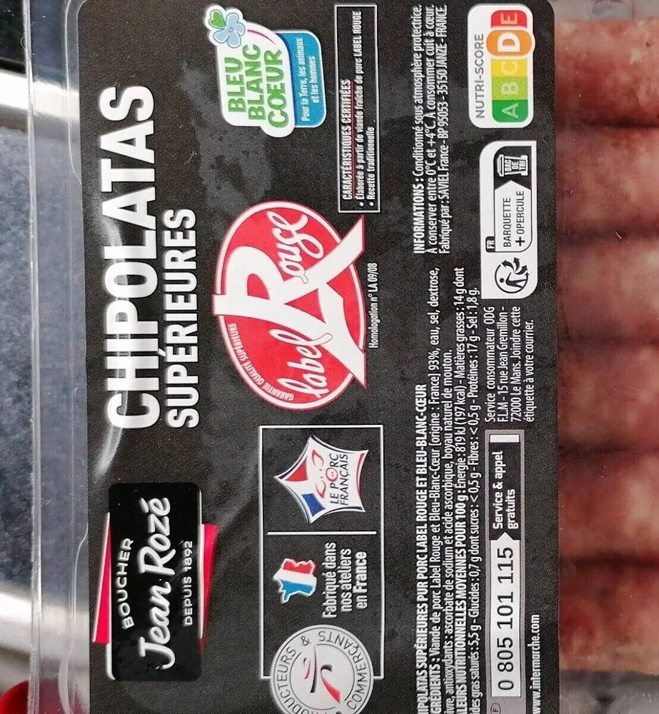 Chipolatas supérieures