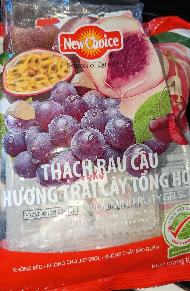 THẠCH RAU CÂU HƯƠNG TRÁI CÂY TỔNG HỎ - ASSORT FAVOR MINI FRUITY GELS